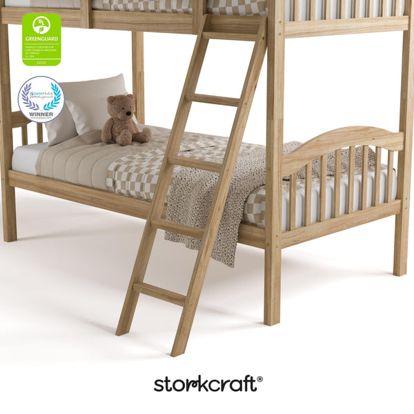 Twin Over Twin Bunk Bed — Convertible, GREENGUARD Gold Certified