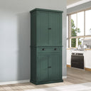 72" Tall Kitchen Pantry Cabinet with Drawer & Adjustable Shelves