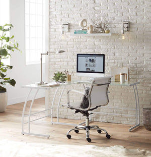LED Swing Arm Desk Lamp with Adjustable Height