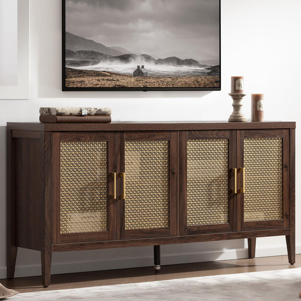 58.5" TV Stand with Storage & 4 Doors