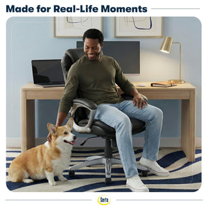 Executive Ergonomic Office Chair with Lumbar Support