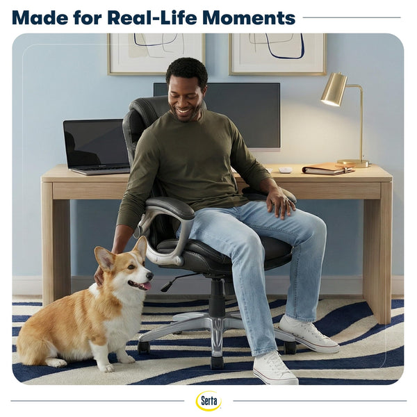 Executive Ergonomic Office Chair with Lumbar Support