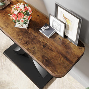 Industrial Entryway Console Table