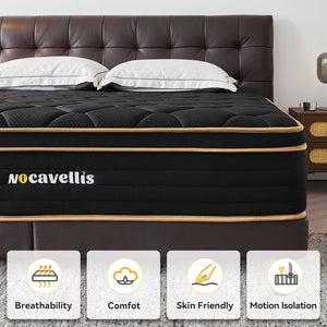Twin Mattress 10 Inch Hybrid Memory Foam – Medium Firm