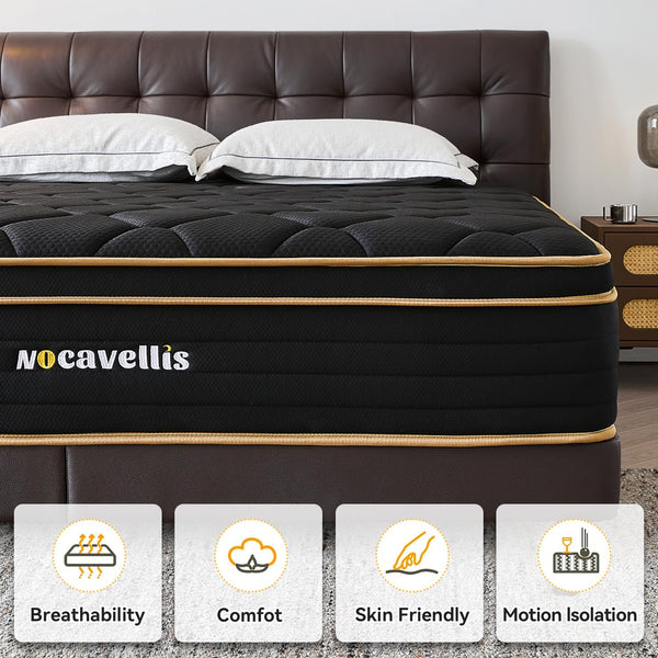 Twin Mattress 10 Inch Hybrid Memory Foam – Medium Firm