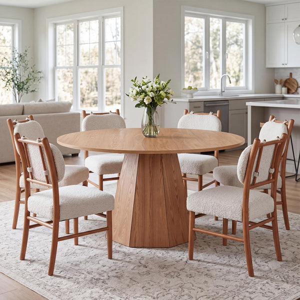 Round Pedestal Dining Table