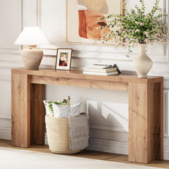 70.9" Extra Long Console Table – Farmhouse Entryway & Sofa Table
