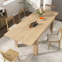 Extendable Dining Table for 6–12 People | Engineered Wood | Walnut & Oak