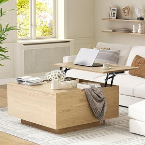 Lift Top Coffee Table with Hidden Storage