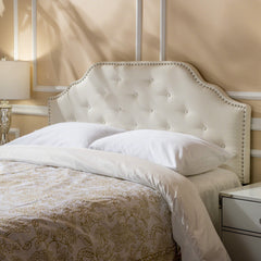 Silas Fabric Headboard – Queen/Full, Ivory