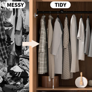 Armoire Wardrobe Closet with Drawers, Hanging Rod & Shelves