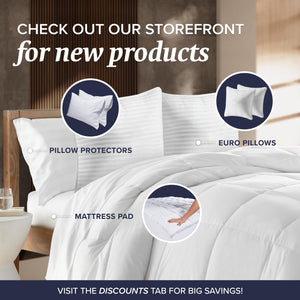 Cooling Down Alternative Pillow – Adjustable Loft, Queen & King