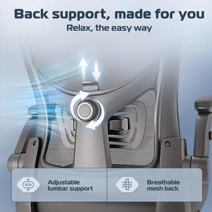 Ergonomic Mesh Office Chair with Lumbar Support