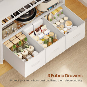 6-Tier Baker's Rack with Power Outlets & LED Lights