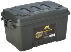 56-Quart Stackable Plastic Storage Trunk – 2 Pack