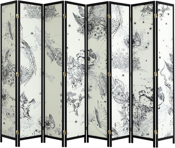 6-Panel Folding Room Divider