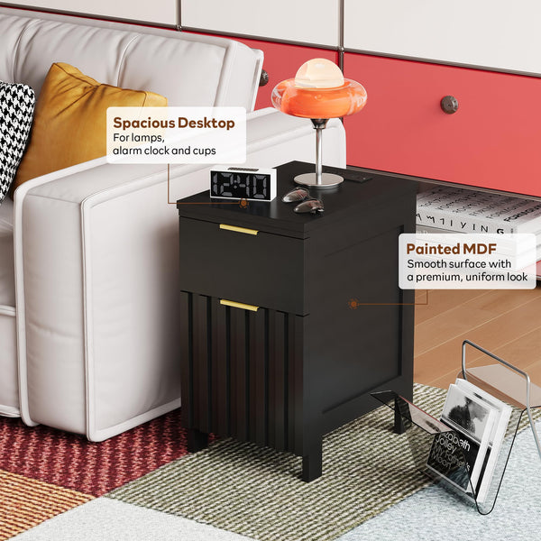 Modern Fluted 3-Piece Bedroom Set