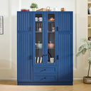 Large Kitchen Pantry with 6 Doors