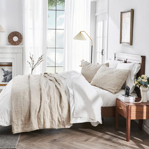 French Linen Quilt Set – 3 Piece Bedding Set