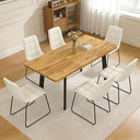 Extendable Dining Table with Removable Leaf – Seats 4 to 8