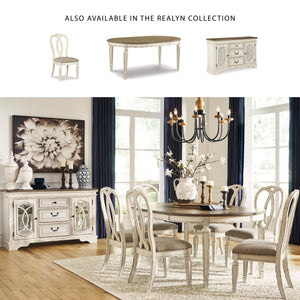 Oval Extension Dining Table with Drop-In Leaf