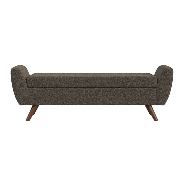 Modern Storage Bench with Wood Legs