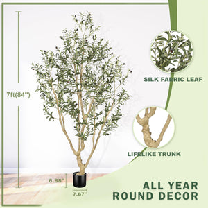 Artificial Olive Tree — Indoor Faux Plant