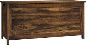 Storage Bench with Safety Hinges & Cut-Out Handles