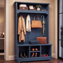 Hall Tree with Bench and Shoe Storage