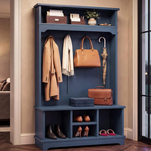 Hall Tree with Bench and Shoe Storage