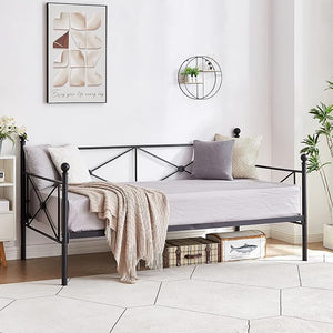 Twin Size Daybed Frame with Headboard