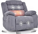 Power Swivel Rocker Recliner Chair with Massage & Heat