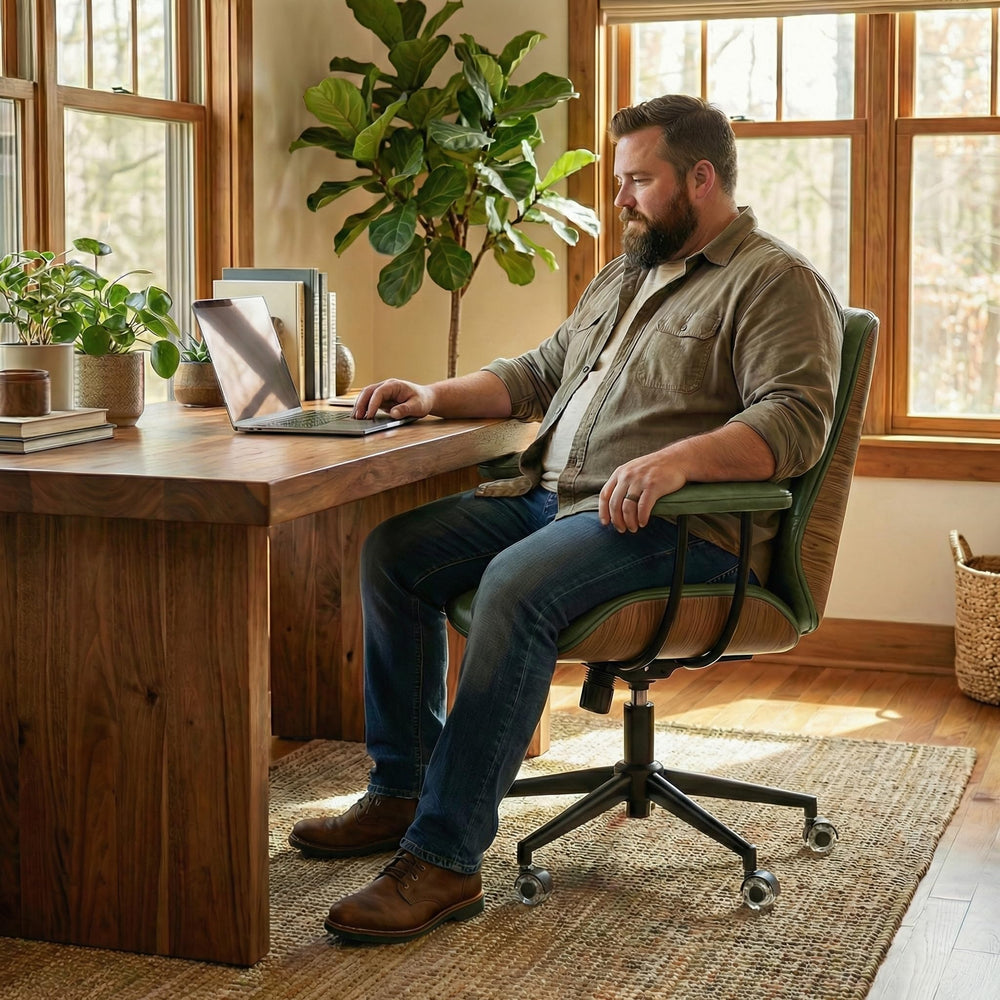Mid-Century Modern Office Swivel Chair