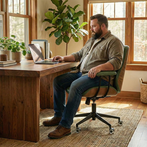 Mid-Century Modern Office Swivel Chair
