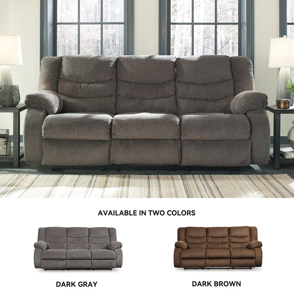 Reclining Sofa Set – Chenille Upholstered Living Room Couch
