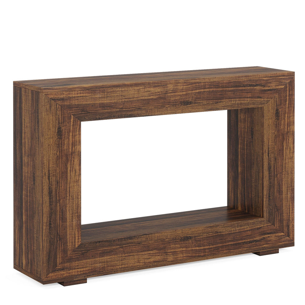 47-Inch Farmhouse Console Table with Storage