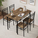 5-Piece Dining Table Set with 4 Chairs