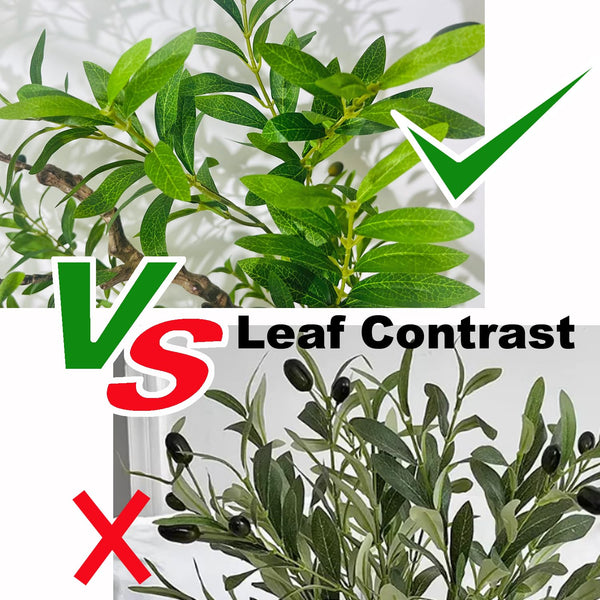 Artificial Faux Olive Tree – Realistic Indoor Potted Silk Plant