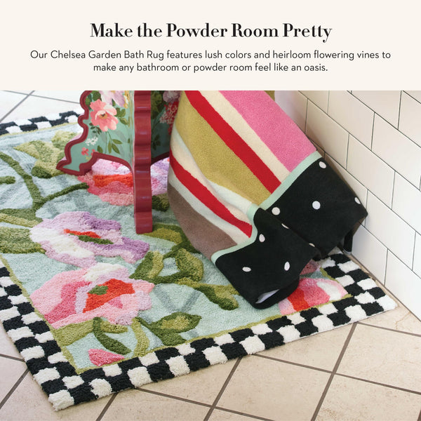 Chelsea Garden Cotton Bath Rug 24" x 36"