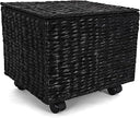 Seagrass Rolling File Cabinet with Wheels