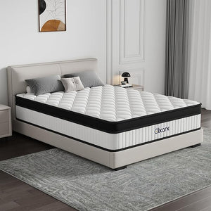 12-Inch Hybrid Queen Mattress – Medium Firm, 7-Zone Support