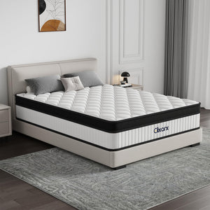 12-Inch Hybrid Queen Mattress – Medium Firm, 7-Zone Support