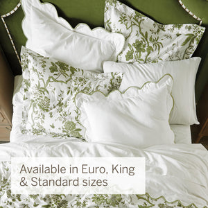 Jardin Toile Cotton Percale Pillow Sham