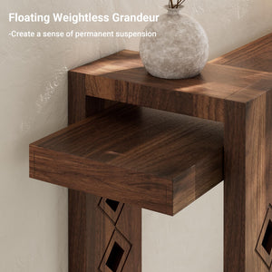 Modern Floating Console Table – 63 Inch