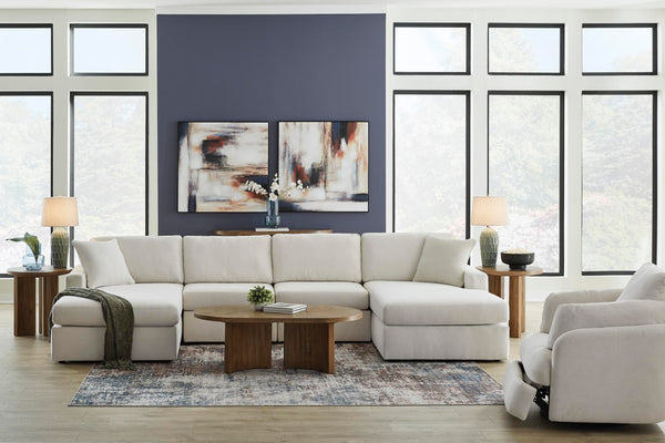 Swivel Glider Rocker Recliner with Hidden Storage – Beige