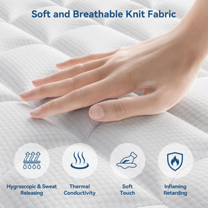 12-Inch Hybrid Pocket Spring Memory Foam Mattress – King & Queen