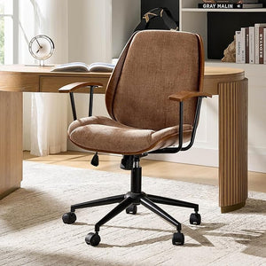 Solid Wood Rocking Office Chair