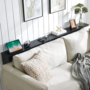 Narrow Console Table with Power Outlets & USB Ports