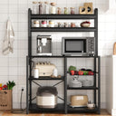 5-Tier Baker's Rack with Power Outlets & Wire Basket