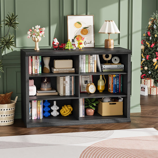 47.2" Wide 3-Tier Bookcase with Anti-Tip Kit